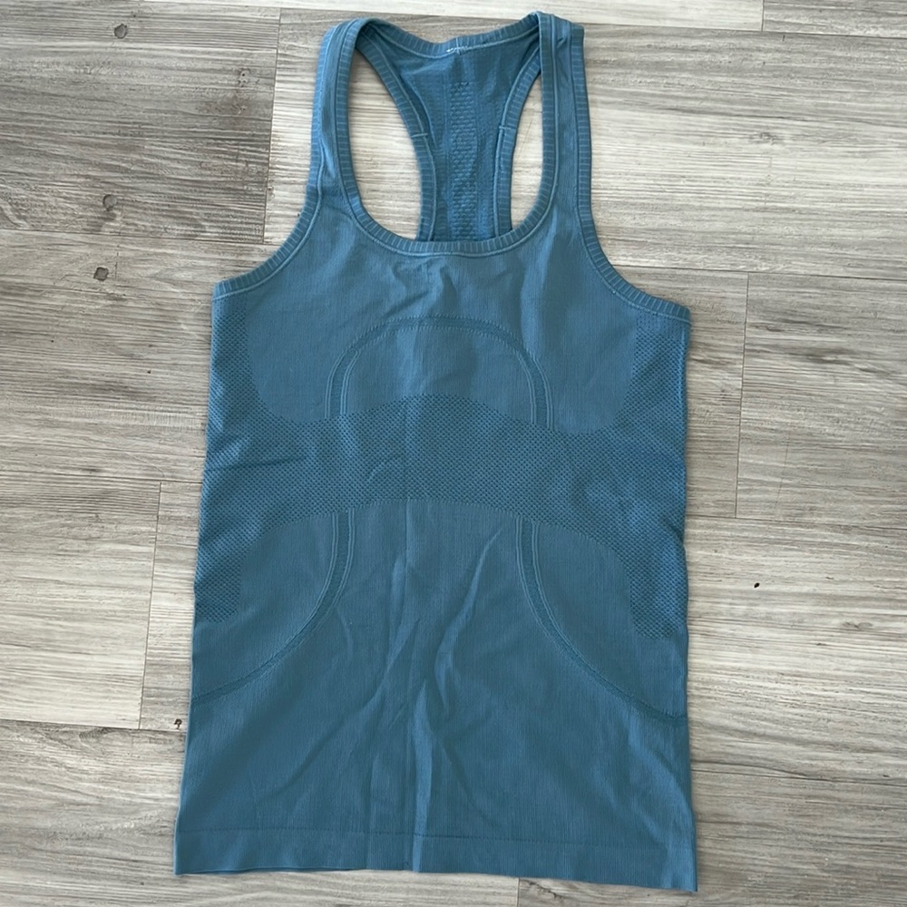 Lululemon Blue Run Swiftly Tank Top Size 4